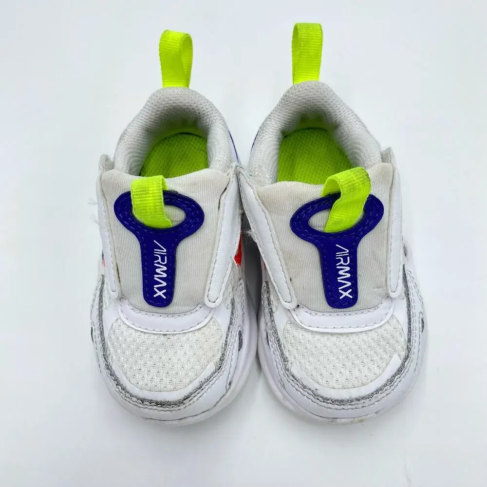 Nike Toddler White Air Max Bolt Sneakers Size 4C CW1629-103